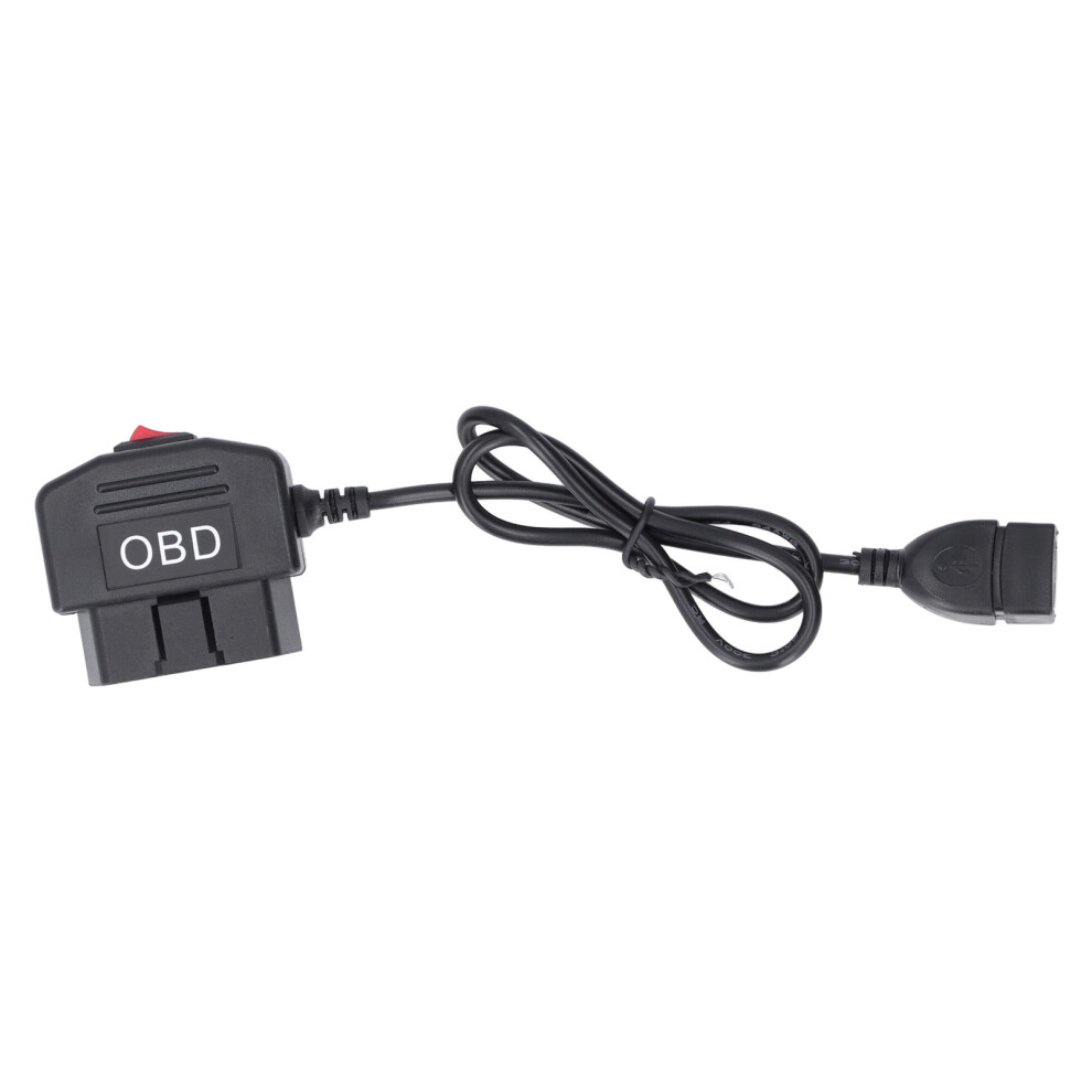 Obd Power Cord 48Cm With Switch 3A Output For Dash Cams & Devices 9451357846642