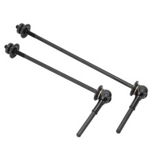 Hochwertiger Titanium MTB Schnellspanner, Schnellverschlussachse Schwarz für Mountainbiking