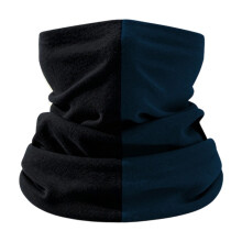 Elastieken Fleece voering Nekhoes Zachte stof-zwarte marine