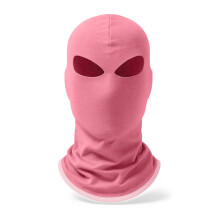 Winter winddicht gezichtsmasker voor-roze rood Dubbel gat model
