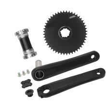 Lichtgewicht aluminium racefiets crankstel-48T gesloten plaat