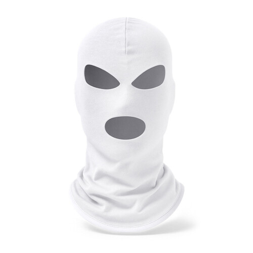 Koud weer Activewear gezichtsmasker-Wit Drie gaats model