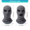 Koud weer Activewear gezichtsmasker-Wit Drie gaats model 4