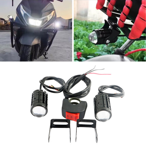 Mistlampen voor motorfietsen, dubbele straal, 1