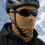 Koud weer Activewear gezichtsmasker-Wit Drie gaats model 5
