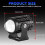 Mistlampen voor motorfietsen, dubbele straal, 3