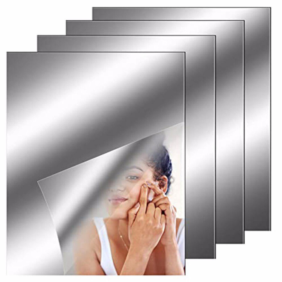 4piece Convenient And Practical Mirror Stickers With Flexible Mirror-image-OPC-PMQRTWB-NEW