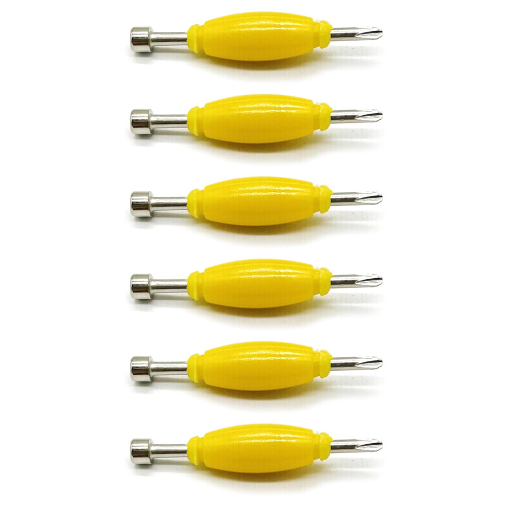 Fingerboard Screwdriver, Double-Head Metal Nut Driver, Heavy-Duty Fingerboard Tool For Skateboard Repair 9339159986462