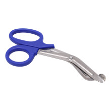 Stainless Steel Dive Shears with Lanyard, Blue, 74g Safety Scissors