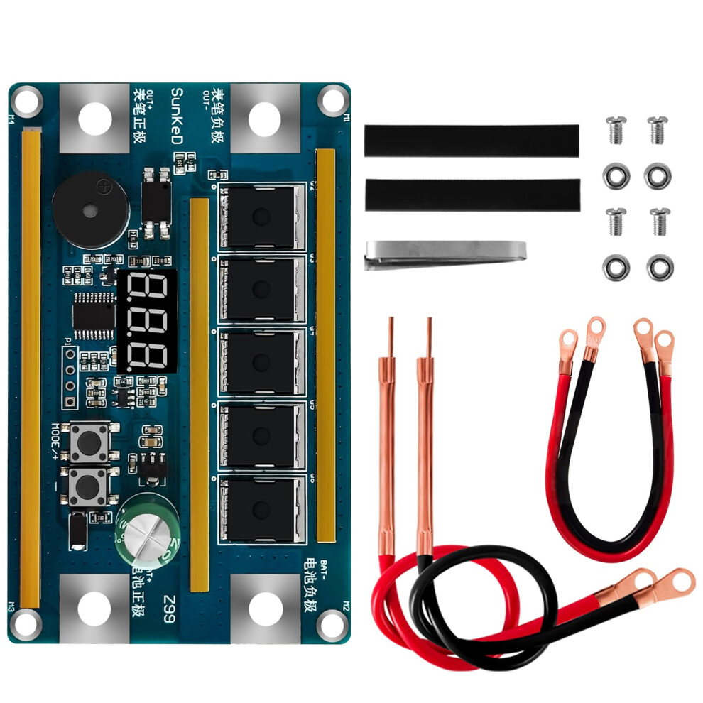 Spots Welder Circuit Board Battery Storage Set Portable 18650 Cells Welder Kit 9354506682392