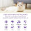 Adjustable Cat Calming Collar Cat Pheromones Kit Relaxation Collar Small Medium Large Cats 4-Piece Set 4