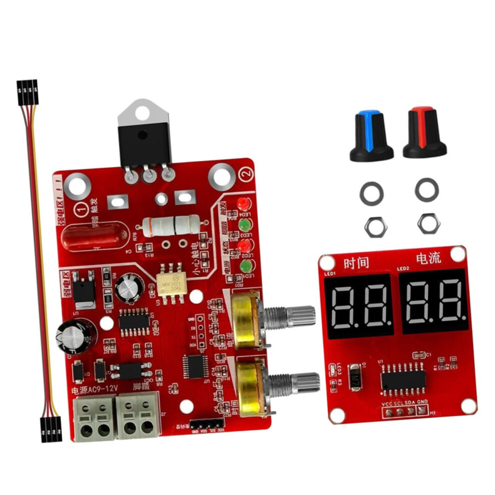 40A Spot Welding Machine Control Panel Pcb Electronic Components Diy Spot Welder Controller Safe Reliable 9339159986752