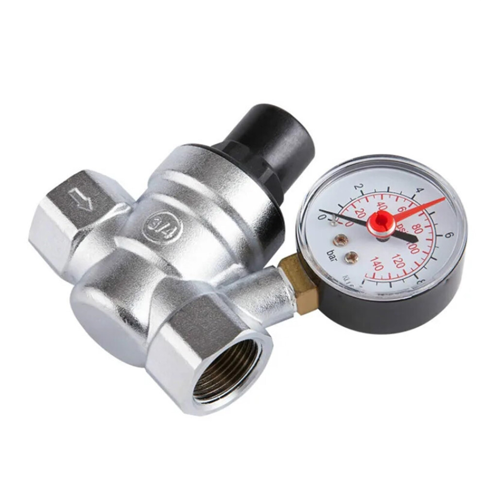 Pressure Regulator Reducing Valve Brass Water Pressure Regulator With Gauge Dn20 Multiple Sizes 9067246508692