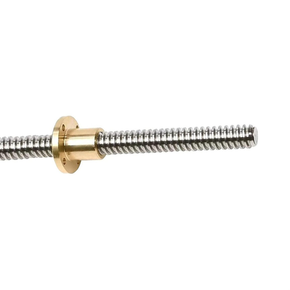 T8 Lead Screw Rod Right-Hand Trapezoidal Thread With Brass Nut, Pitch 1Mm-16Mm, 800Mm Length 9339159986899