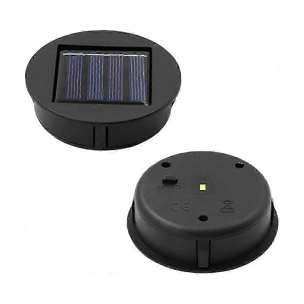 Kikidex (As Show, One Size) Solar Panel Lantern Replacement Cover - 2 Pcs Replacement Bulb For Hanging Lanterns