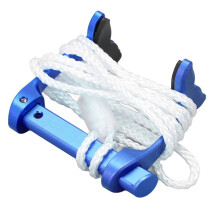 Nasenclip für Anfänger beim Freediving mit Anti-Verlust-Gurt für sicheres Training Blau