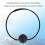 High Elasticity Diving Knocker Ball for Scuba Safety Black Strap 3
