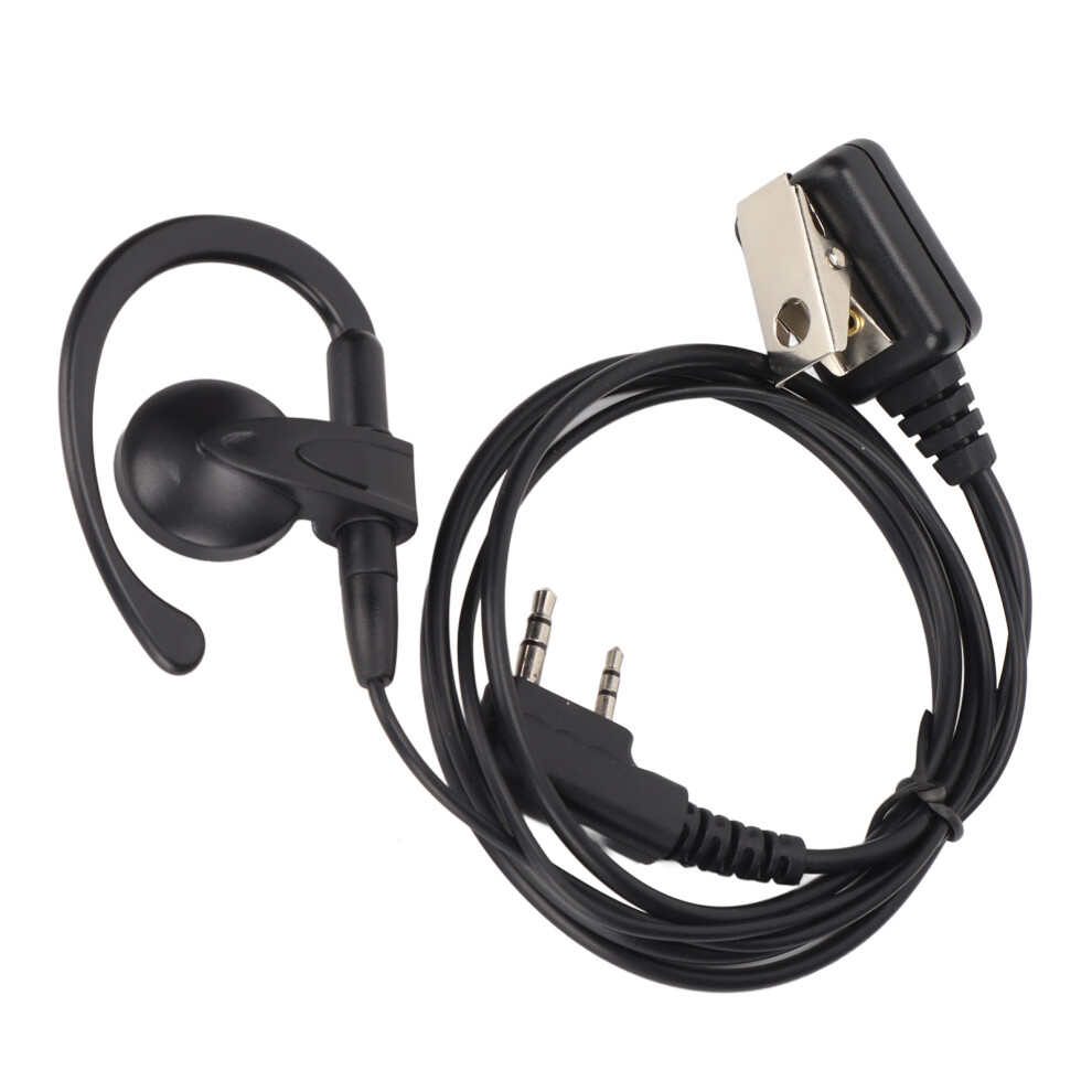 G Shape Radio Earpiece With Mic For Kenwood/Baofeng Walkie Talkies 4251357849293