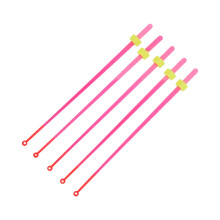 5 Stück Rose Rot ABS Eisangelspitzen 14cm Robuste Outdoor-Zubehör