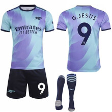 (24) Maillot extérieur Arsenal enfant/adulte avec chaussettes n9 G.JESUS n9 G.JESUS 24