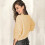 Damen-Strickpullover mit Spitzenbesatz, gehäkelt,-Rosa XXL 6