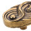 Massiver Messinggriff Für Schubladen Retro Bull Head Griff 8