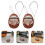 2Sets Holz Kalimba Daumenklavier 8 Noten Mini 11