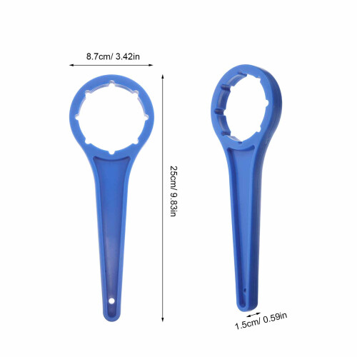 3Stk Deckelöffner Eimer Schraubenschlüssel Blau Ergonomisch 1
