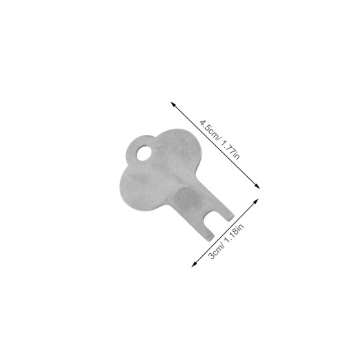 Silberner Rollenpapierspender-Schlüssel Verzinktem 1
