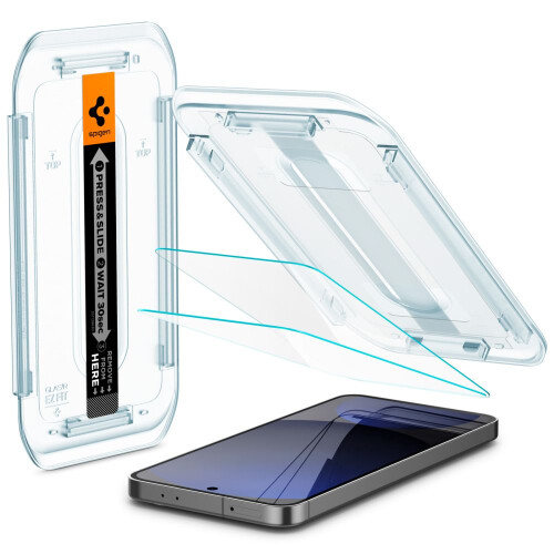 Spigen Samsung Galaxy S24 FE Glas.tR EZ Fit Screen Protector, 2-pack 1
