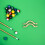 12Stk Pool- Ersatzteile Goldene Eisenhalter Billiard Eckhalter 7