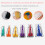 6St Handige Bindingstape Maker Ijzer Plastic Mix Voor Creatief Naaien 9