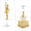 Plastic Gouden Dans Wedstrijd Souvenir Award 9
