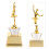 Plastic Gouden Dans Wedstrijd Souvenir Award 10