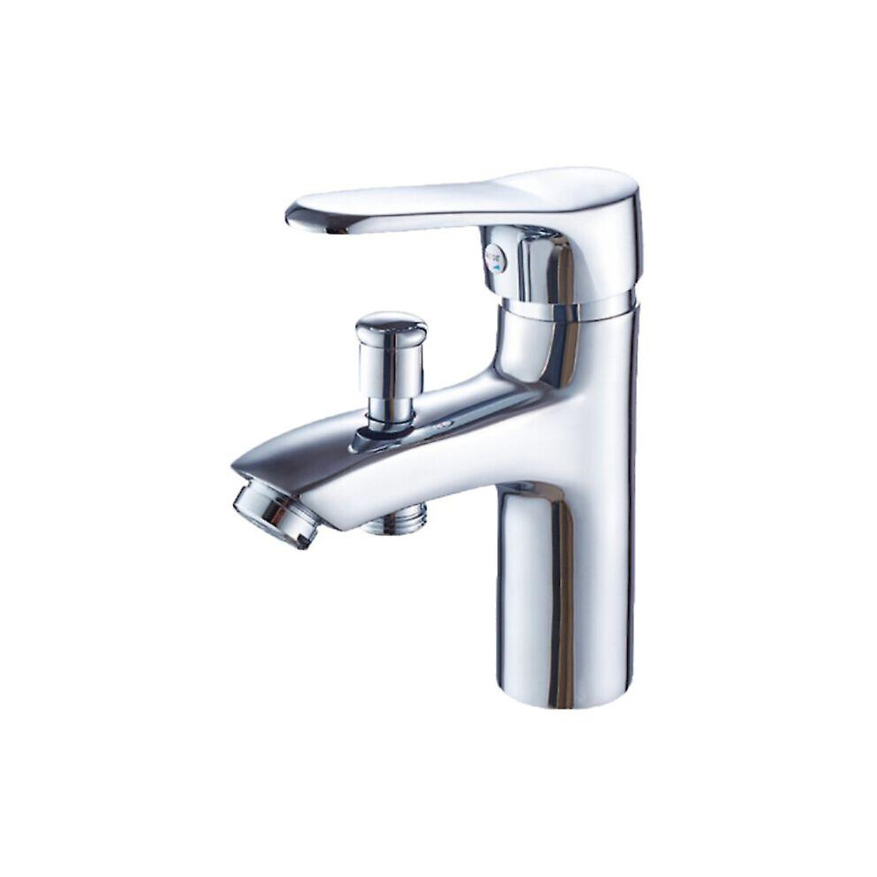 Kikidex (As Show, One Size) Shower Faucet Single Hole Faucet Hot And Cold Dual Use Alloy