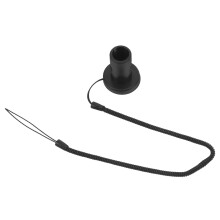 Retractable Stifthalter, Elastisch, Anti-Lost, Schwarz