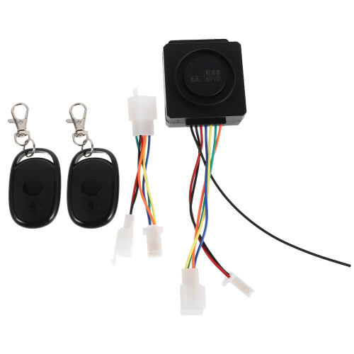 1Set Multifunktionaler Alarm, Plastik, Relay Switch, Schwarz