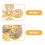 2St Vintage Broche Set Kunstbloem Dames 8