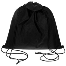 Zwarte Helm Zak Van Oxford Stof Met Beschermkap En Trekkoord
