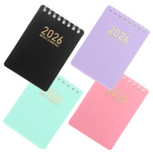 Mini Spiralplaner Jahreskalender Bunt Taschenplaner Für