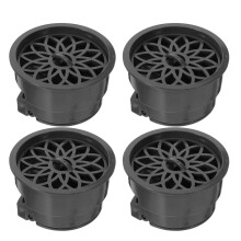 4Stk Universal Grau Geruchsstopper Bodenablauf Mit Anti-Verstopfung