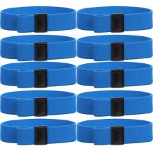 10Stk Blaue Elastische Bento Gurte Für Lunchbox, Waschbar Und