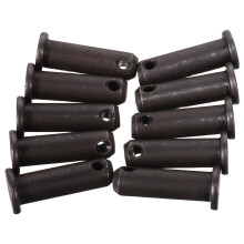 10Stk Gabelstapler Verbindung Stift Kettenbolzen Metall Robust Schwarz