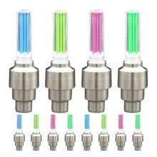 12Stk Fahrrad LED Radlichter Set Für Bunt Outdoor