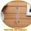2Stk Blaue Keramik Unterglasur Bleistifte Holz & Graphit, 5