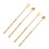 4Pcs Antique Copper Incense Burner Tools Set Spoon for Yoga 1