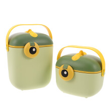2St Draagbare Melkpoederdoos Baby's Met Dinosaurusspeel,