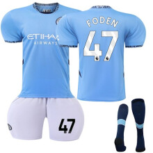 (26) Maillot domicile enfant de Manchester City, n 47, pointure 26
