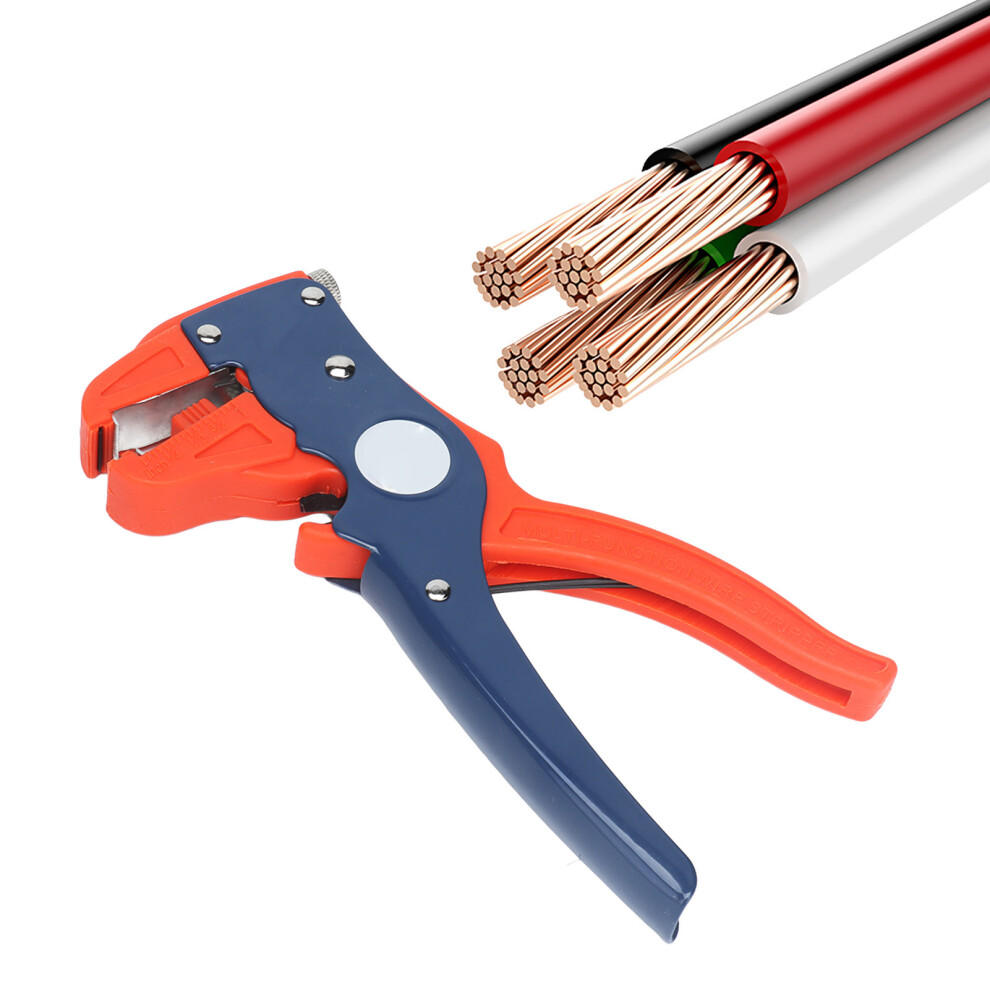 Multifunctional Steel Duckbill Wire Stripper, Adjustable, 0.5-6.0Mmâ² 4101357851416