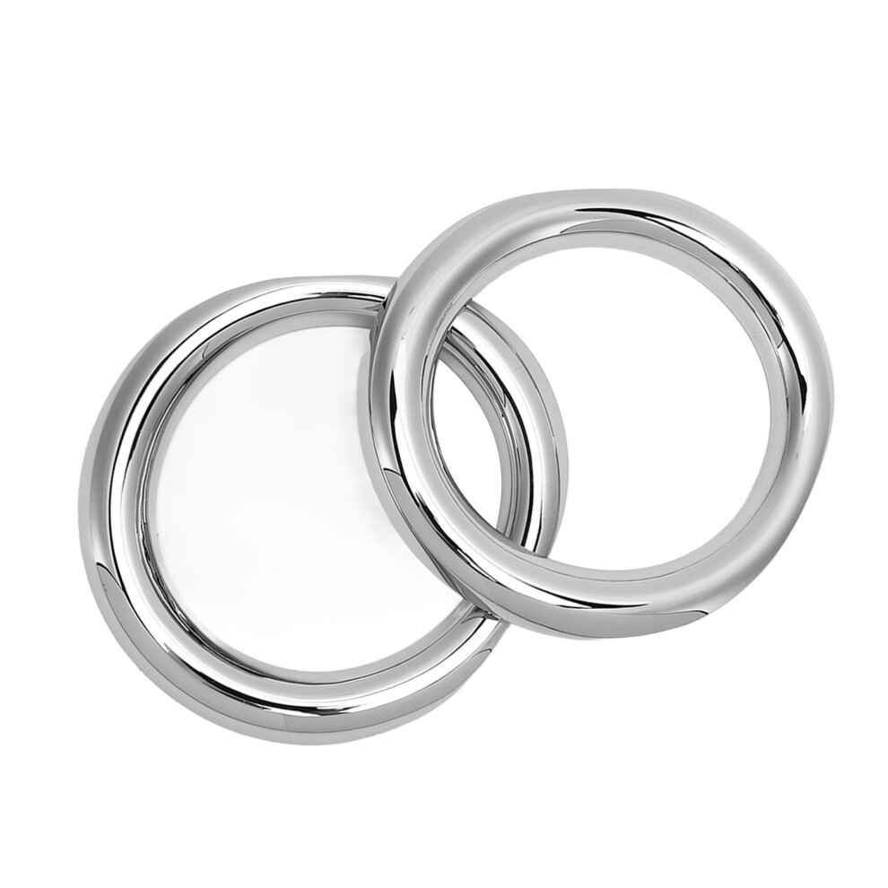 2Pcs Chrome Front Fog Ring Cover Trim For Chr 2016-2018 Light 5051357851765